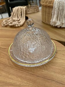 Queijeira Cristal Ecológico Fio Ouro Petra