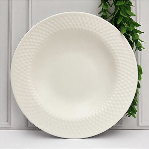 Prato Fundo Satin White