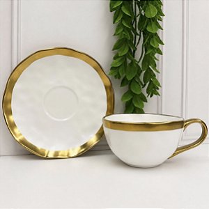 Xícara de Chá Porcelana Dubai 200ml