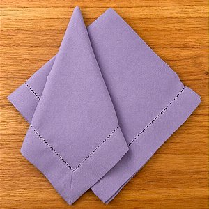Guardanapo Linho Misto Ponto Ajour 45x45 Lilás