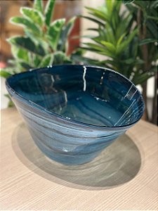 Centro de Mesa Murano 33x24 Azul