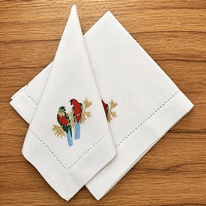 Guardanapo Branco Arara