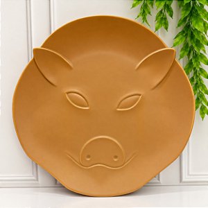Travessa Pig Marrom