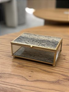 Porta Joias Vidro Cobra