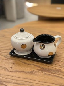 Kit Café Açucareiro E Bandeja