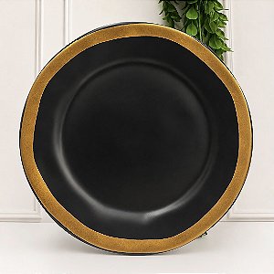 Prato Bolo c/ pé Preto Filete Amassada