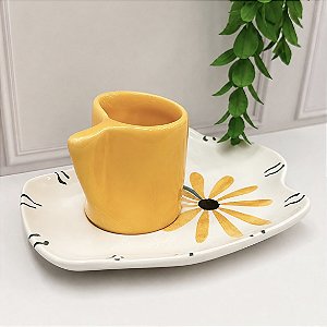 Xícara Café Playful Flowers - 80ml