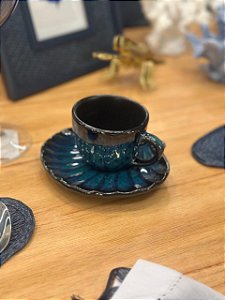 Xícara Café Ocean Azul Concha
