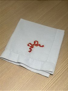 Guardanapo Natal Laço Vermelho