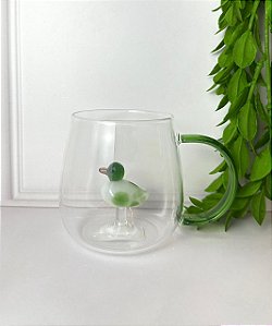 Caneca Borossilicato 3D 350ml - Patinho