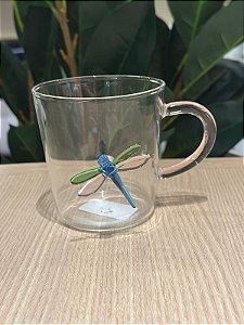 Caneca borossilicato Libelula 320ml