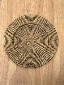 Sousplat 33cm Diam Bege