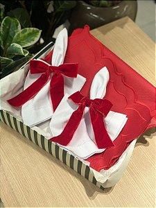 Kit Presente p/ 2 pessoas Laço vermelho