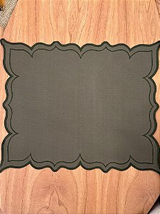 Americano Retangular verde musgo 45x 36