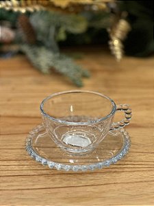 Xícara Chá Cristal de Chumbo Pearl 180 ml