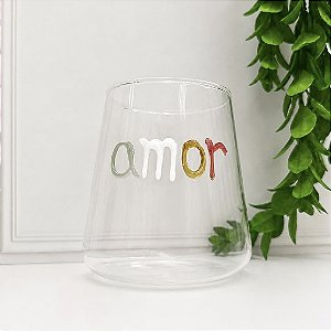 Copo Borossilicato Amor 450 ml