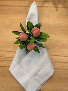 Porta guardanapo pêssego rosa