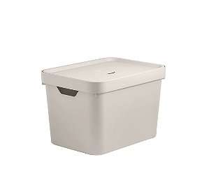 Caixa Organizadora Ou com Tampa 18L Linha Cube Ou
