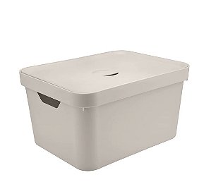 Caixa Organizadora Ou com 32L Tampa Linha Cube