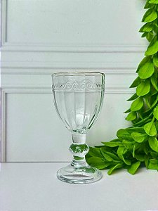 Taça cristal licor fio de ouro imperial 50 ml