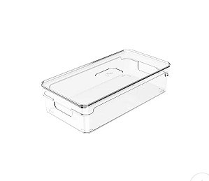 Organizador de Armários com Tampa Ou 2,8L Linha Clear