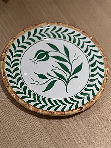 Prato sobremesa Colorfull Handmade verde