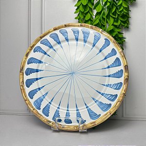 Prato raso Colorful Handmade azul