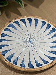 Prato raso Colorfull Handmade azul