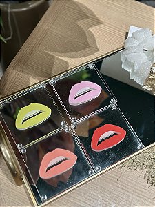 Set 4 porta copos Boca