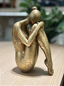 Esculta mulher em poliresin