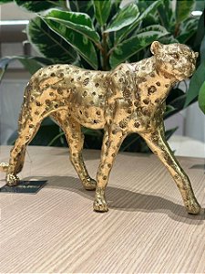 Escultura resina Pantera em pé