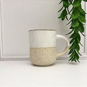 Xícara cerâmica branca (100 ml)