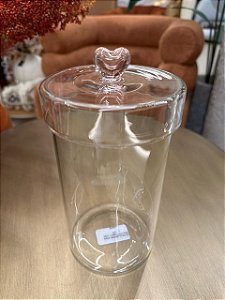 Pote borossilicato red 1100 ml coração