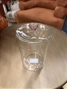 Pote borossilicato red 900 ml coração