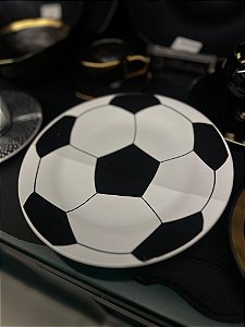 Prato sobremesa bola futebol