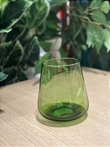 Copo vidro verde