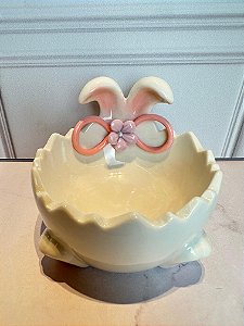 Pote decorativo branco