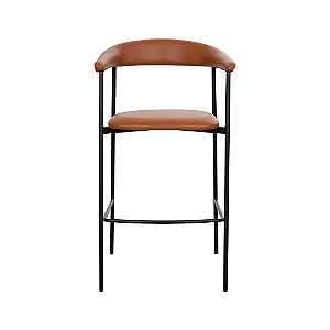 Banqueta Olivia PU Marrom