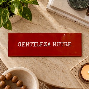 Azulejo decorativo Gentileza Nutre