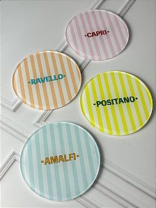 Set 4 porta copos dolce far niente
