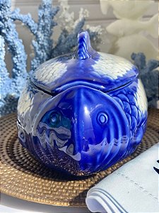 Sopeira Peixe azul rústico M