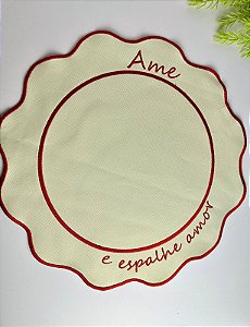 Americano Ame e espalhe amor vermelho