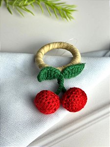 Anel de guardanapo cereja