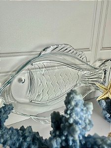 Travessa vidro fish