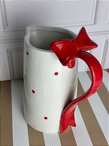 Jarro laço vermelho
