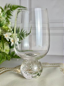 Taça esfera base transparente