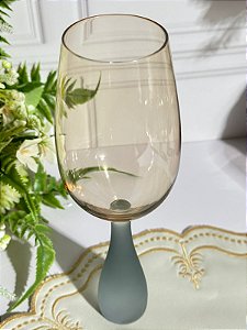 Taça âmbar/ cinza