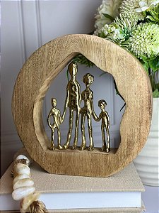 Escultura família