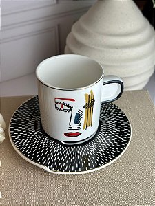 Xícara Chá faces new bone China