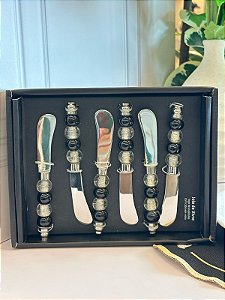 Jogo espátula joie vivre inox 6 peças